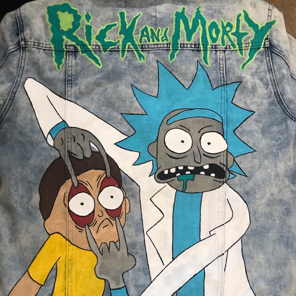 Custom jean jacket